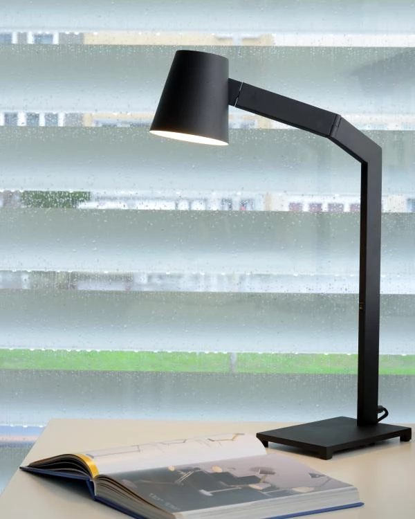 Lucide MIZUKO - Desk lamp - 1xE14 - Black - ambiance 1